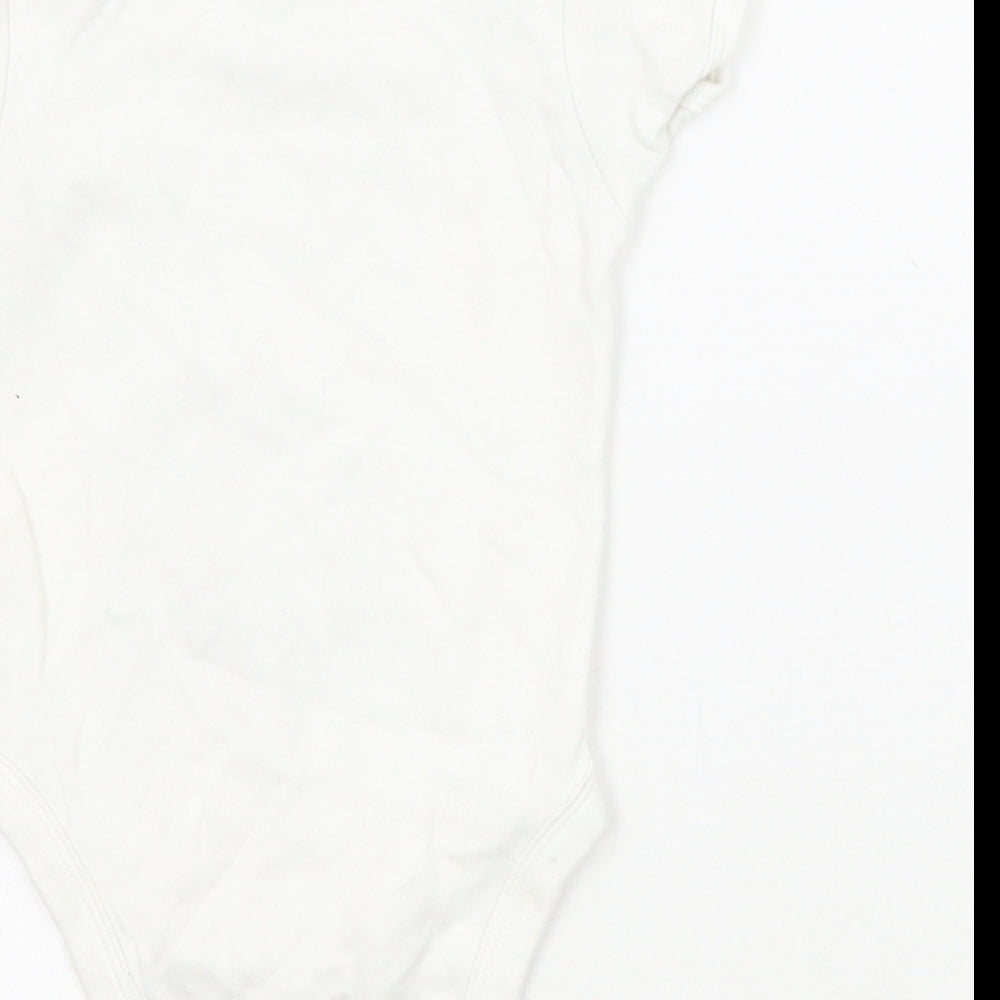 Mini mischief Makers Baby White   Babygrow One-Piece Size 3-6 Months