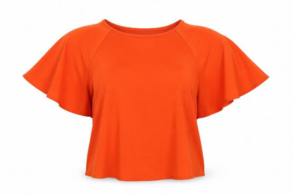Womens UK Size 10 Definitions Red Basic Blouse