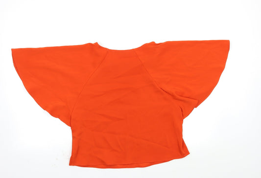 Definitions Womens Red   Basic Blouse Size 10