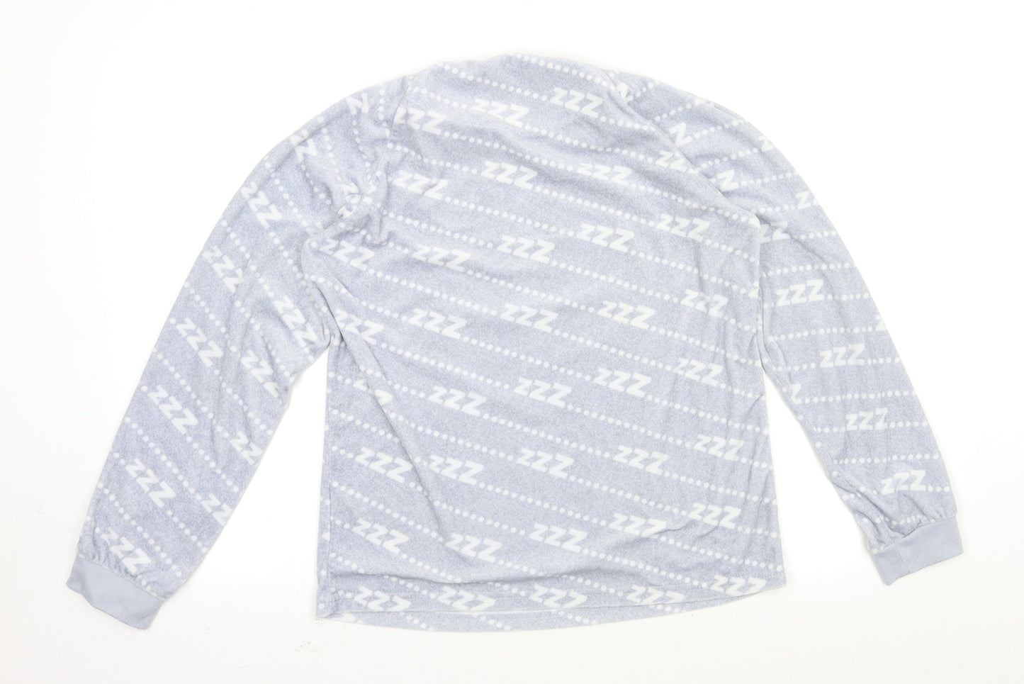 Love To Lounge Womens Grey Solid  Kimono Pyjama Top Size XS