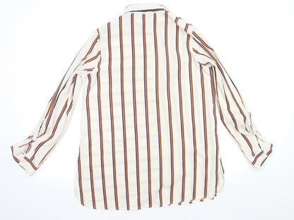 Womens UK Size 10 New Look Multicoloured Basic Blouse