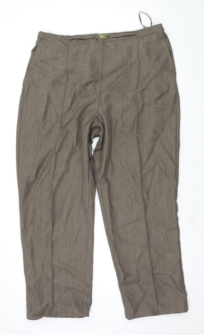 Classics Womens Brown   Trousers  Size 20 L27 in