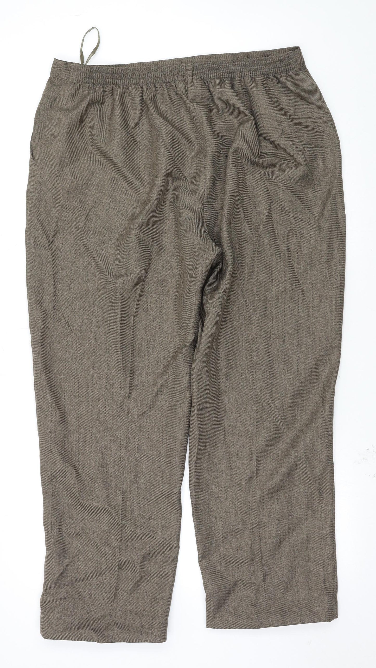 Classics Womens Brown   Trousers  Size 20 L27 in