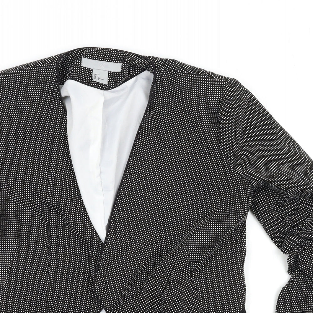 Womens UK Size 6 H&M Black Jacket