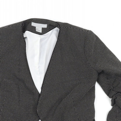 Womens UK Size 6 H&M Black Jacket