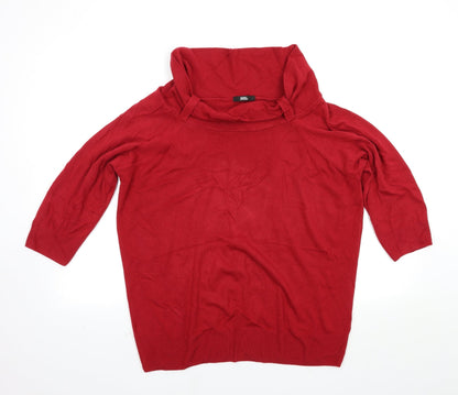 Womens UK Size 20 Marks and Spencer Red Pullover Jumper