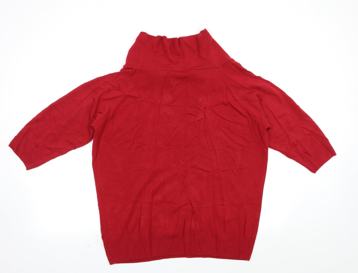 Womens UK Size 20 Marks and Spencer Red Pullover Jumper