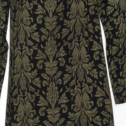 Select Womens Multicoloured Paisley  Bodycon  Size 12