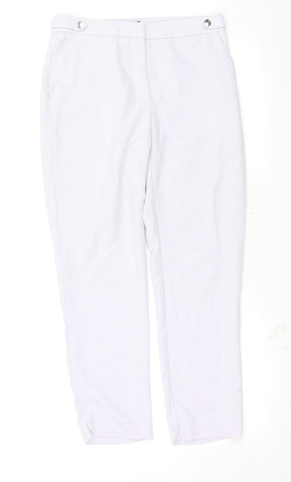 Womens UK Size 6 New Look Regular Fit  Purple Trousers