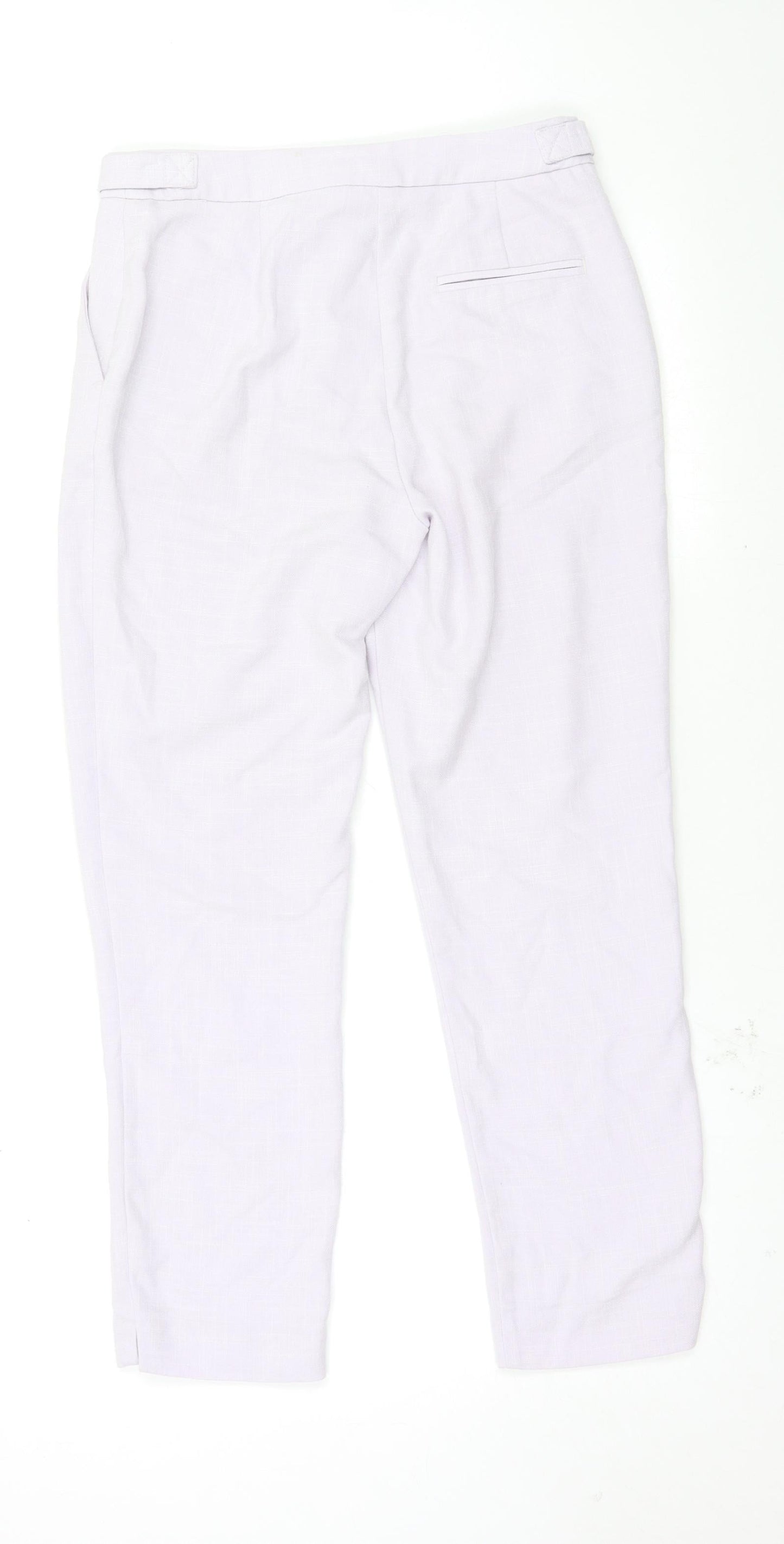 Womens UK Size 6 New Look Regular Fit  Purple Trousers