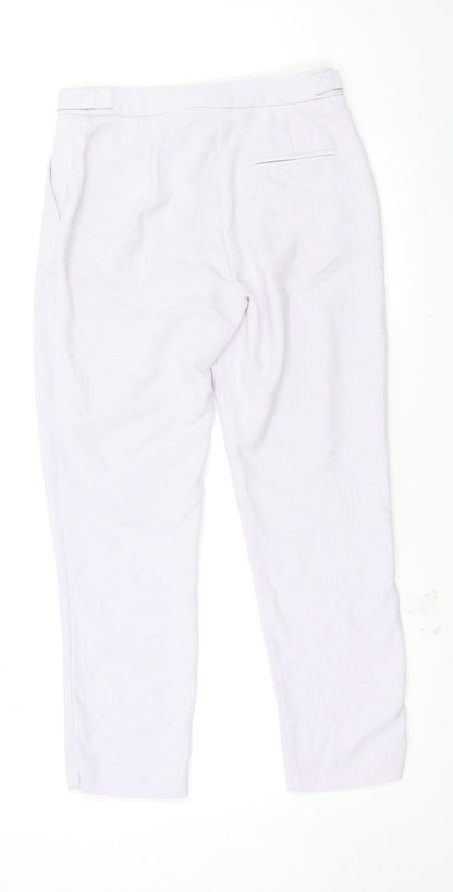 Womens UK Size 6 New Look Regular Fit  Purple Trousers