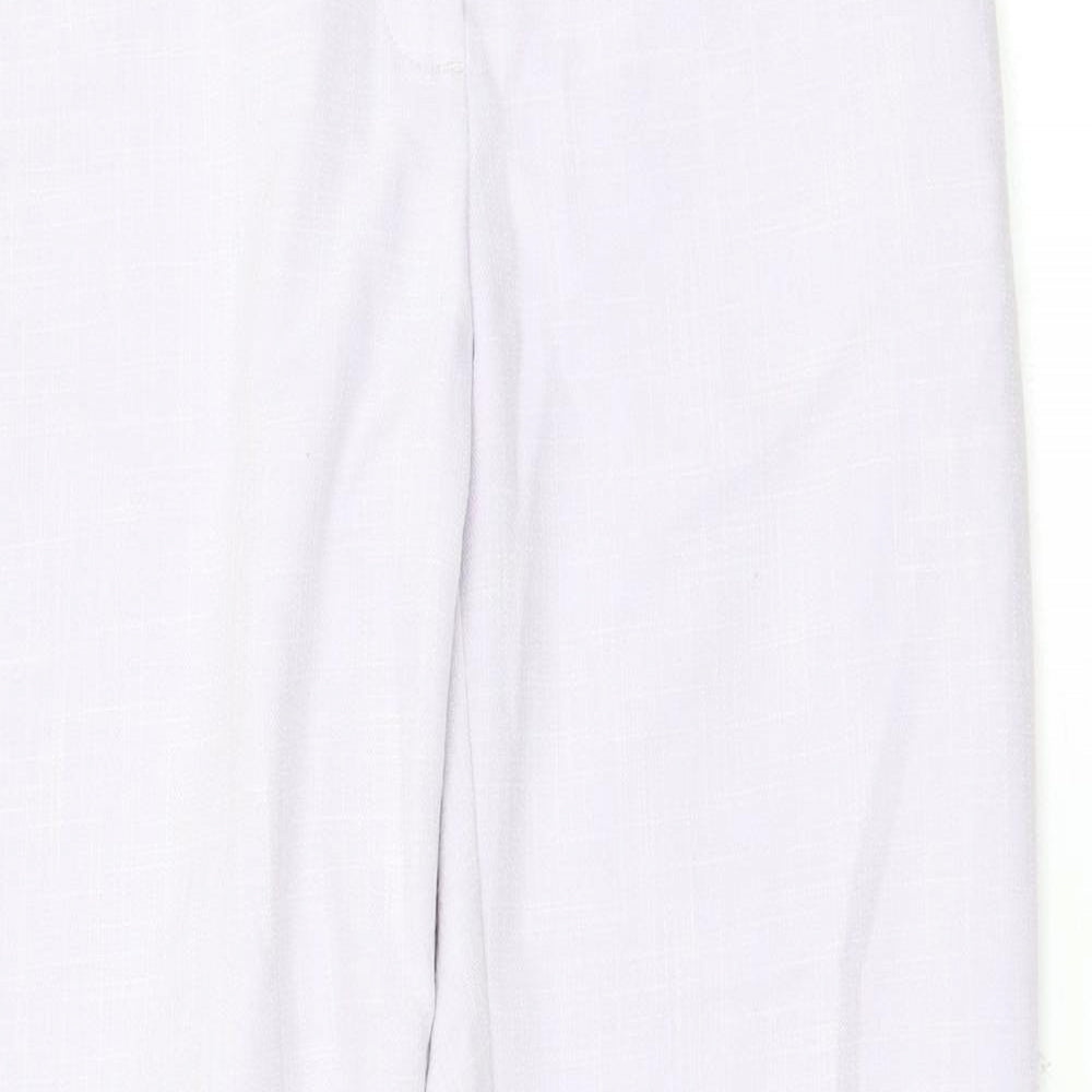 Womens UK Size 6 New Look Regular Fit  Purple Trousers