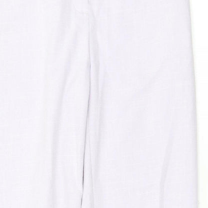Womens UK Size 6 New Look Regular Fit  Purple Trousers