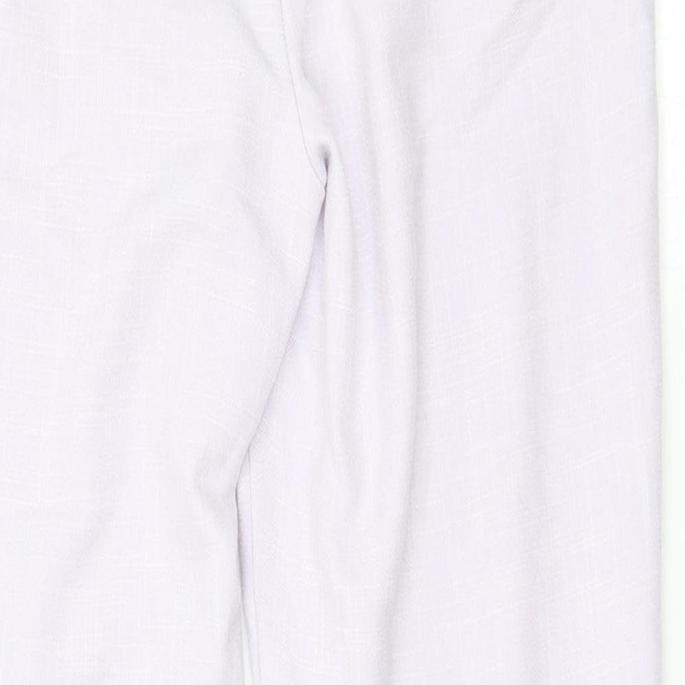Womens UK Size 6 New Look Regular Fit  Purple Trousers