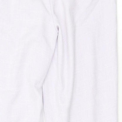 Womens UK Size 6 New Look Regular Fit  Purple Trousers