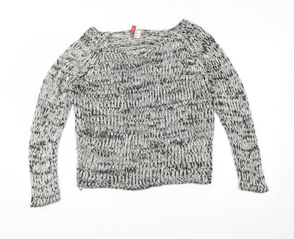 H&M Womens Grey   Pullover Jumper Size XS