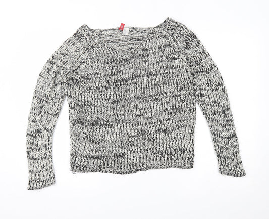 H&M Womens Grey   Pullover Jumper Size XS
