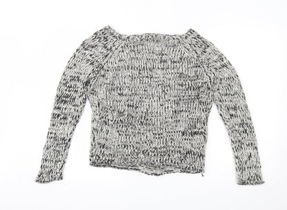 H&M Womens Grey   Pullover Jumper Size XS