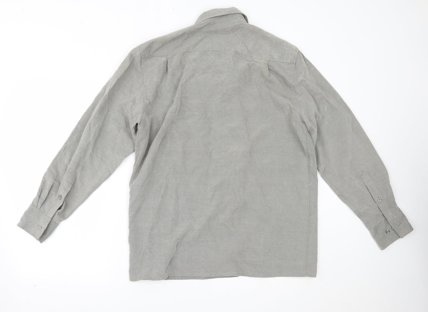 George Mens Grey    Button-Up Size S