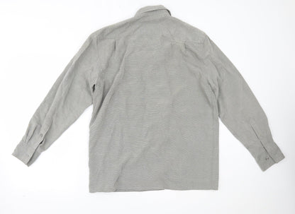 George Mens Grey    Button-Up Size S