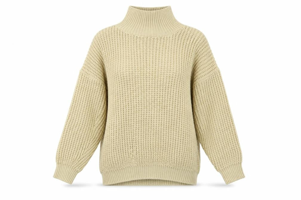 Womens UK Size S PRETTYLITTLETHING Beige Pullover Jumper