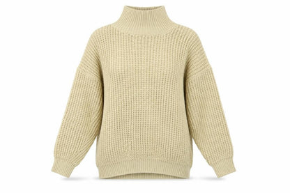 Womens UK Size S PRETTYLITTLETHING Beige Pullover Jumper