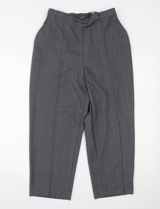 Womens UK Size 18 Marks and Spencer Regular Fit  Blue Trousers