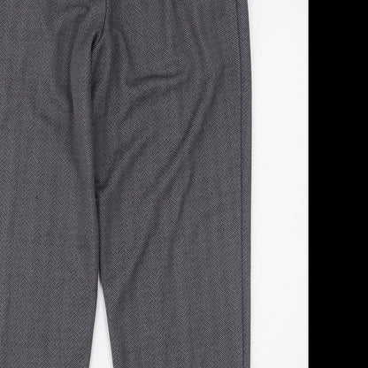 Womens UK Size 18 Marks and Spencer Regular Fit  Blue Trousers