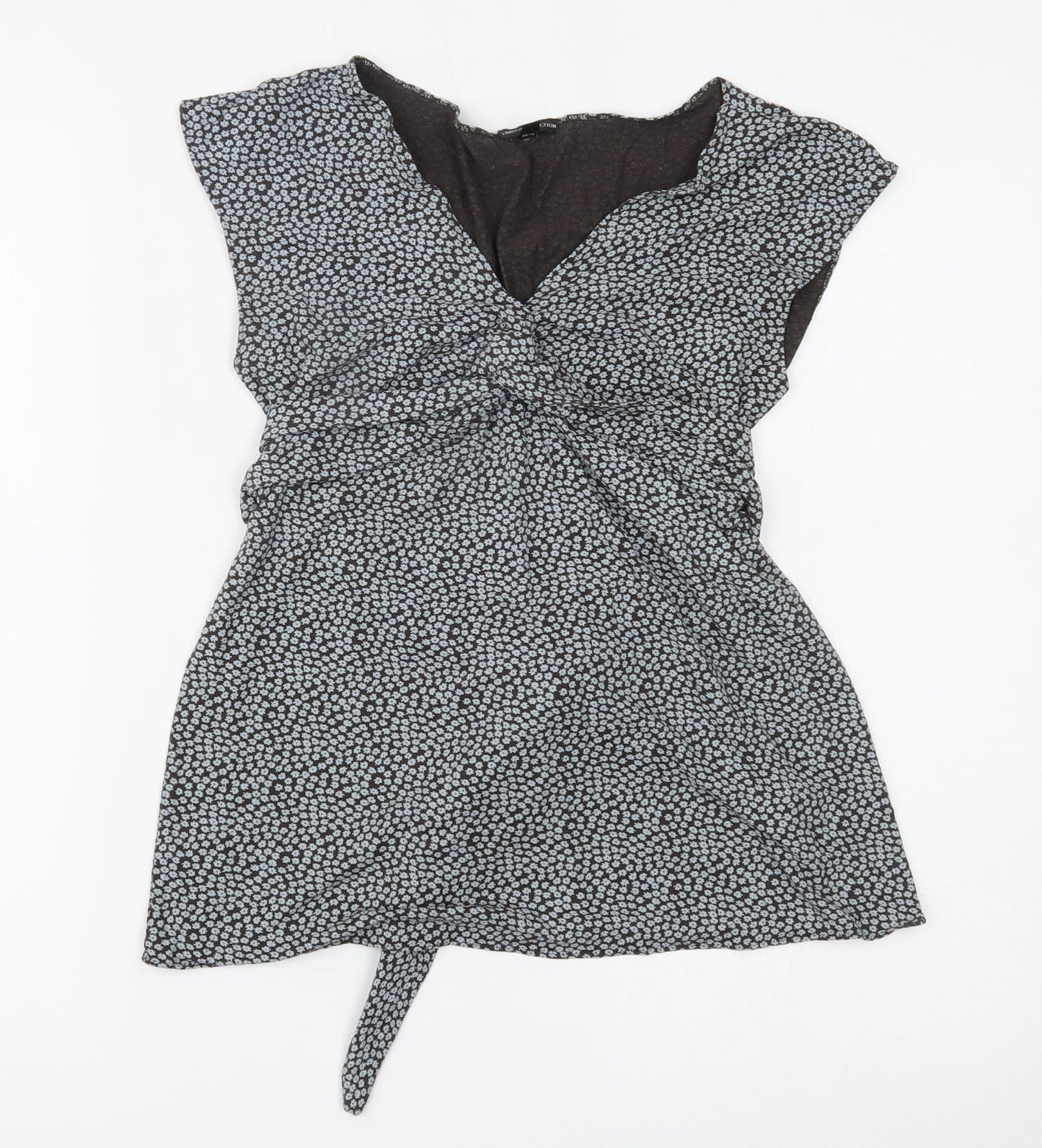 Womens UK Size 12 Marks and Spencer Brown Camisole Blouse
