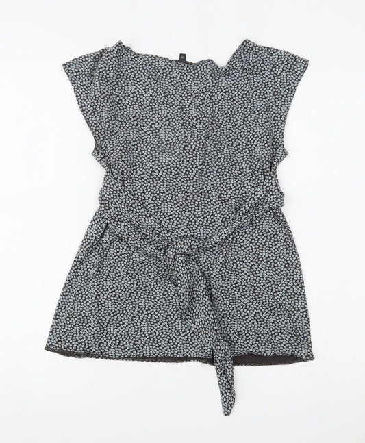 Womens UK Size 12 Marks and Spencer Brown Camisole Blouse