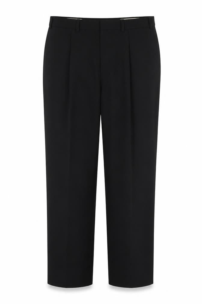 Front view of Marks & Spencer women’s black trousers, size UK 40, 29-inch leg