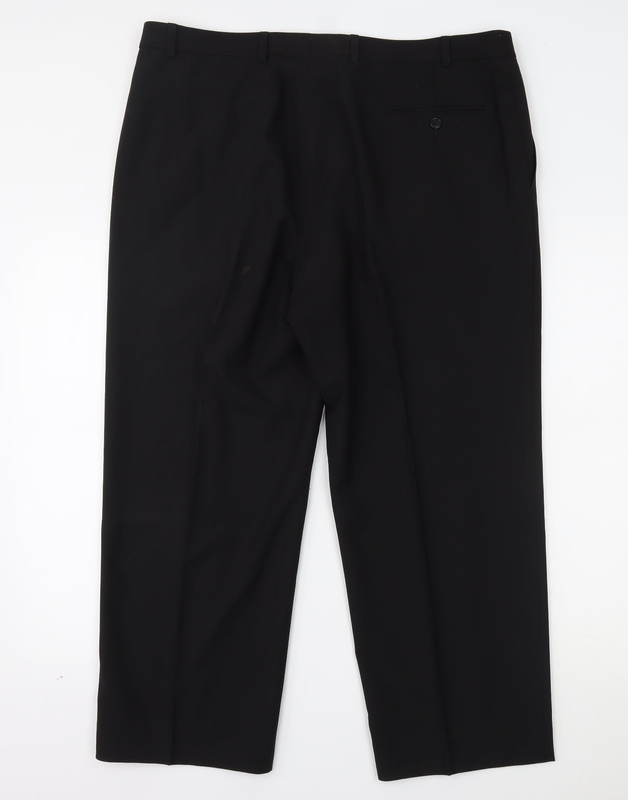 Womens UK Size 40 Marks and Spencer Regular Fit  Black Trousers