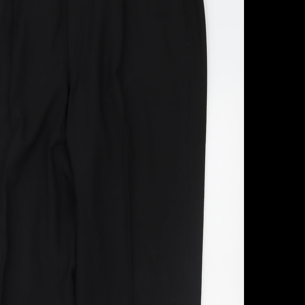 Womens UK Size 40 Marks and Spencer Regular Fit  Black Trousers