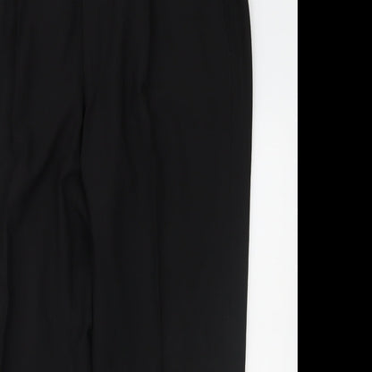 Womens UK Size 40 Marks and Spencer Regular Fit  Black Trousers