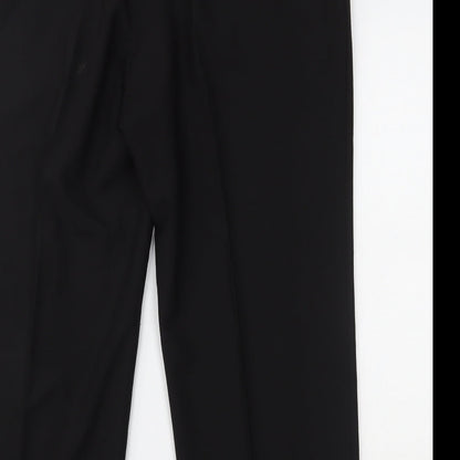 Womens UK Size 40 Marks and Spencer Regular Fit  Black Trousers