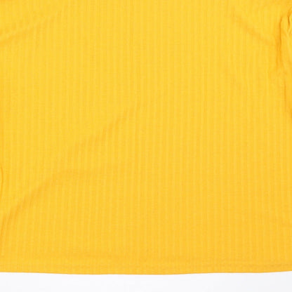 H&M Womens Yellow   Pullover Jumper Size M