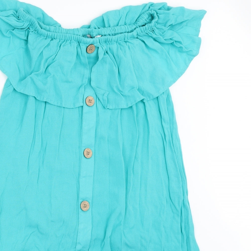 Papaya Womens Blue   Mini  Size 8