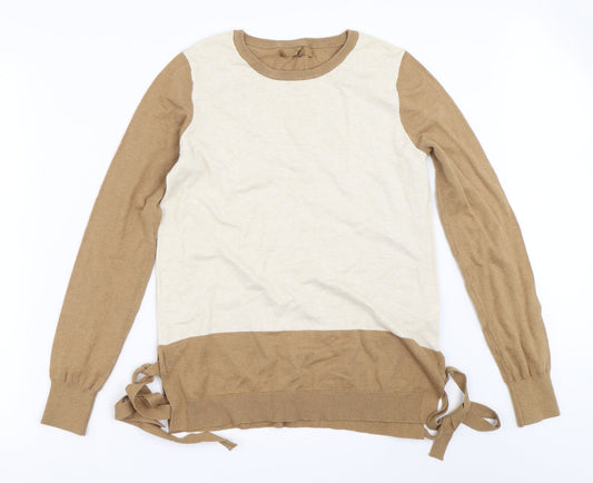 Womens UK Size 10 NEXT Beige Pullover Jumper