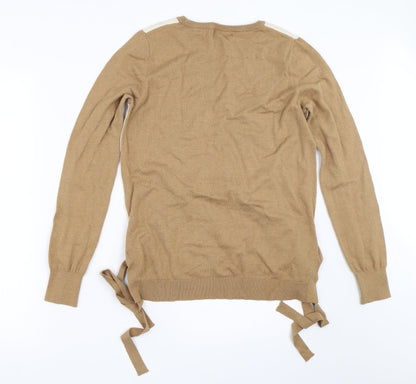 Womens UK Size 10 NEXT Beige Pullover Jumper