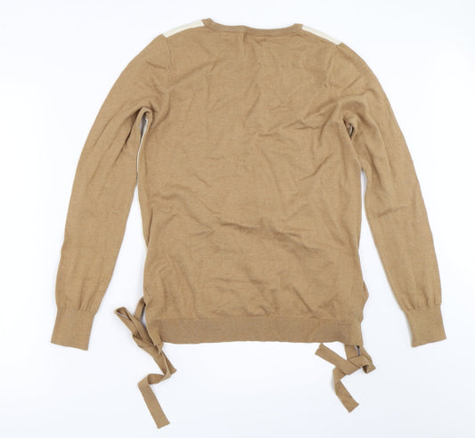 Womens UK Size 10 NEXT Beige Pullover Jumper