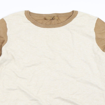 Womens UK Size 10 NEXT Beige Pullover Jumper