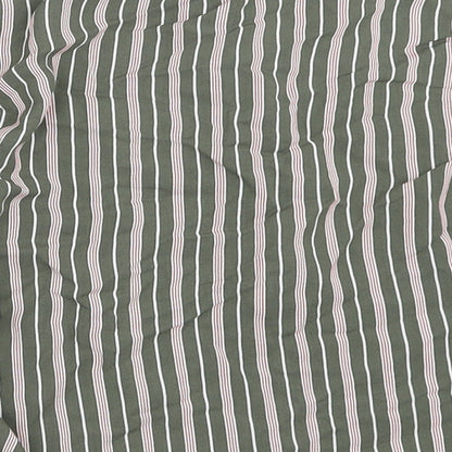 Womens UK Size XS Pull&Bear Green Basic Button-Up
