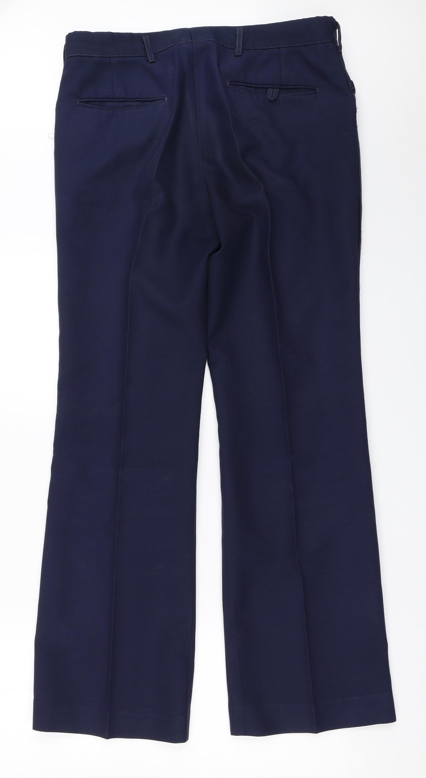 Womens UK Size 32 in Preworn Regular Fit  Blue Trousers