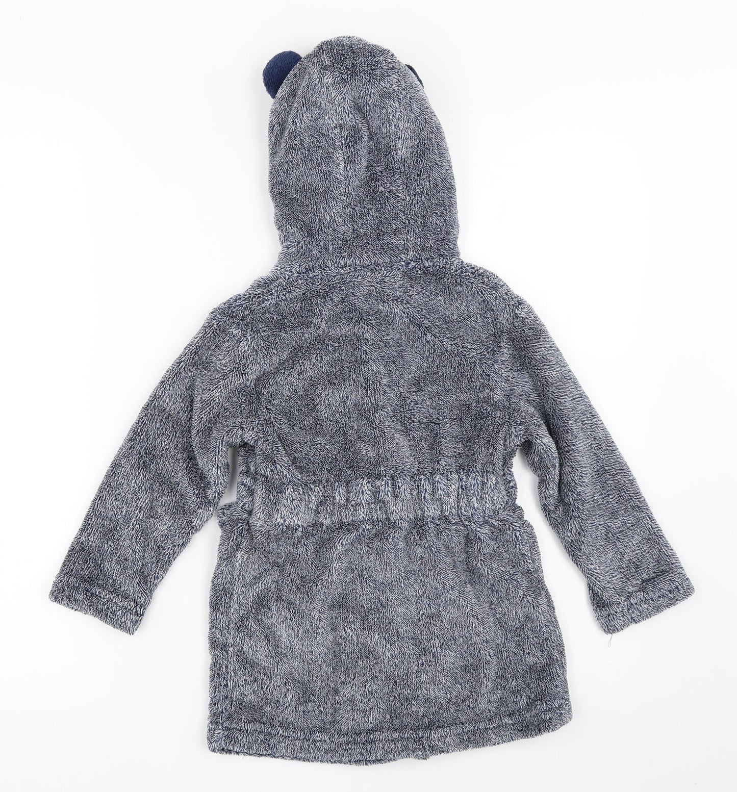 Matalan Boys Blue Solid   Robe Size 2-3 Years