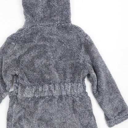 Matalan Boys Blue Solid   Robe Size 2-3 Years