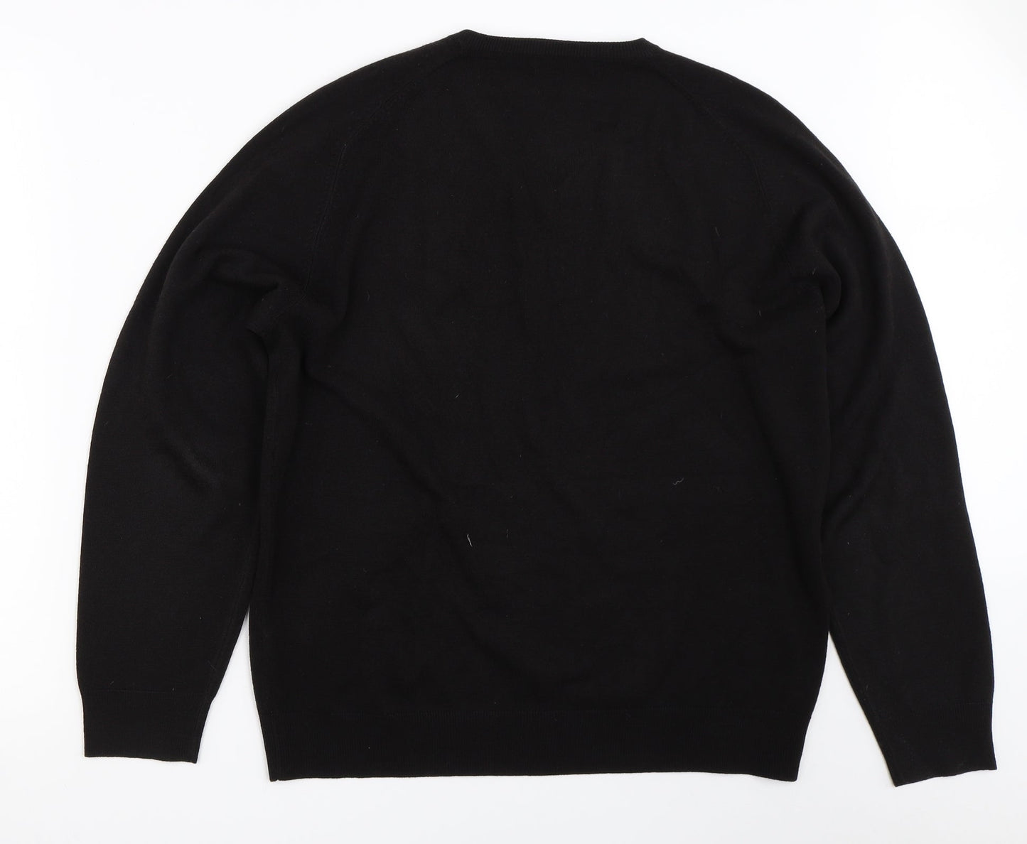 Marks and Spencer Mens Black   Pullover Jumper Size L