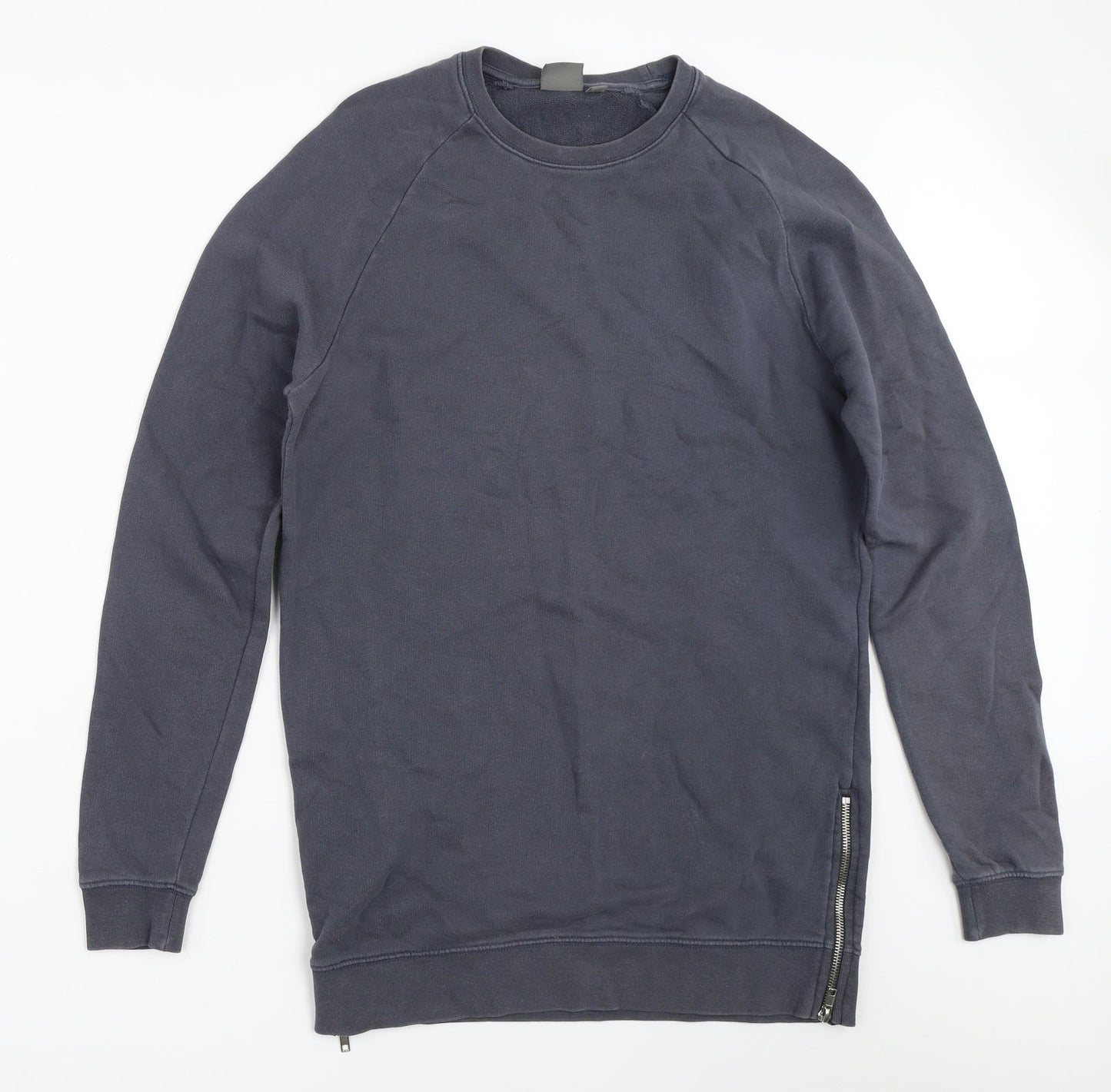 Womens UK Size S ASOS Grey Pullover Sweatshirt