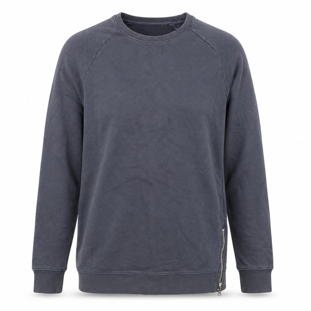 Front view of ASOS women’s grey pullover sweatshirt, size S