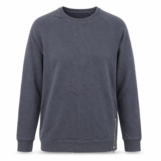 Front view of ASOS women’s grey pullover sweatshirt, size S