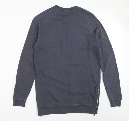 Womens UK Size S ASOS Grey Pullover Sweatshirt